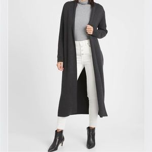 BIRDSEYE DUSTER COATIGAN - Banana Republic - Size small